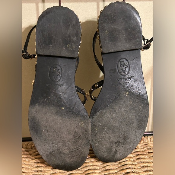 Ash Peace Studded Slingback Leather Sandals 38 - Picture 7 of 12
